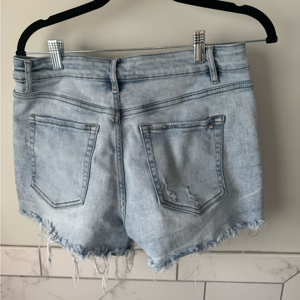 Altar'd State Light Blue Jean Shorts